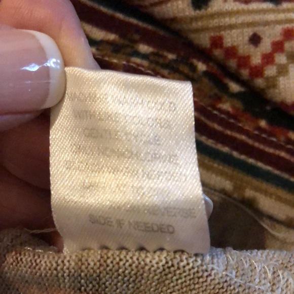 Almost Famous Tribal Aztec Western Duster Sweater szS - Picture 3 of 15